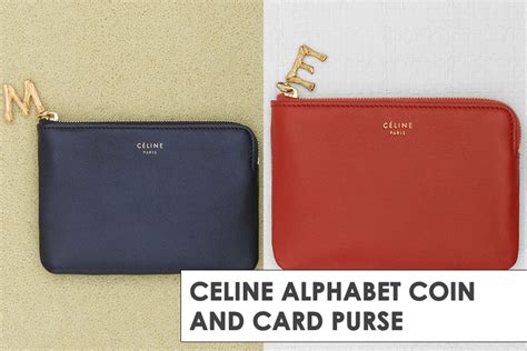 celine alphabet coin and card purse|celine handbags.